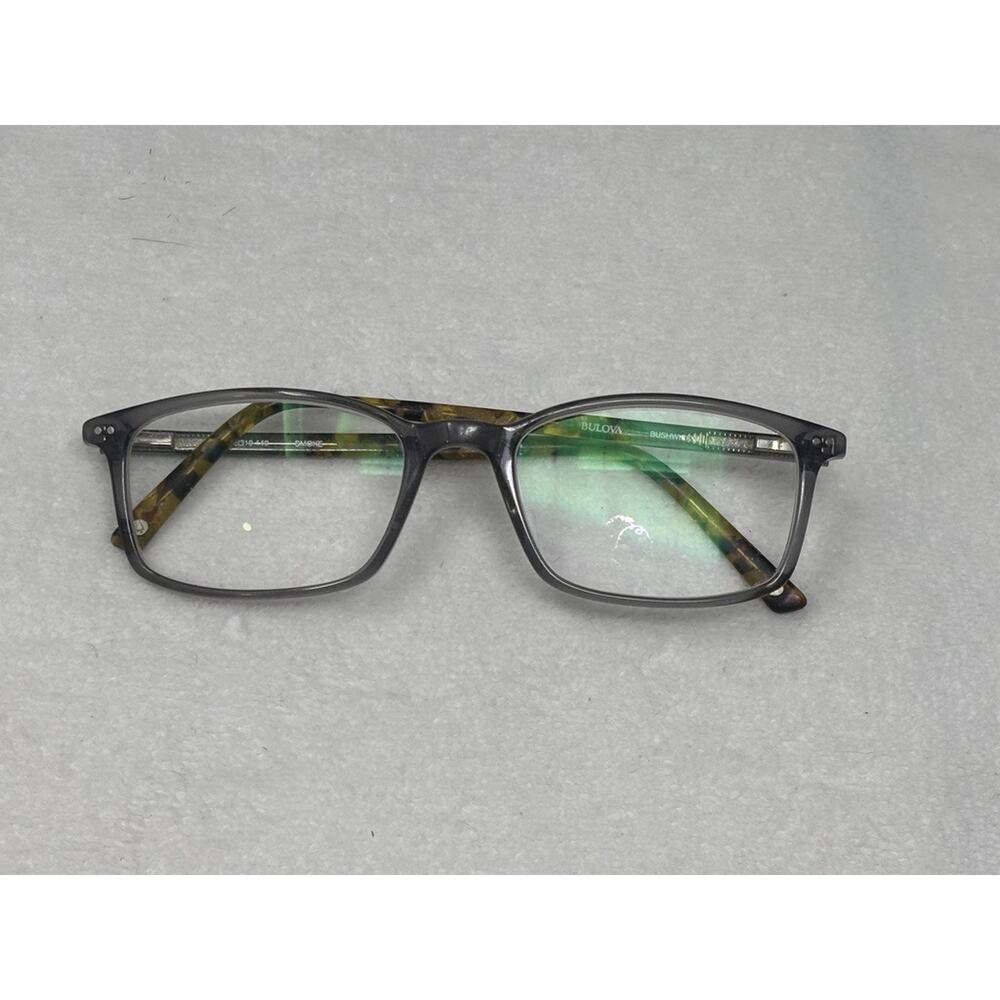 Bulova Bushwick Eyeglasses Frames Only 52-18‎ 140 Designer Smoke